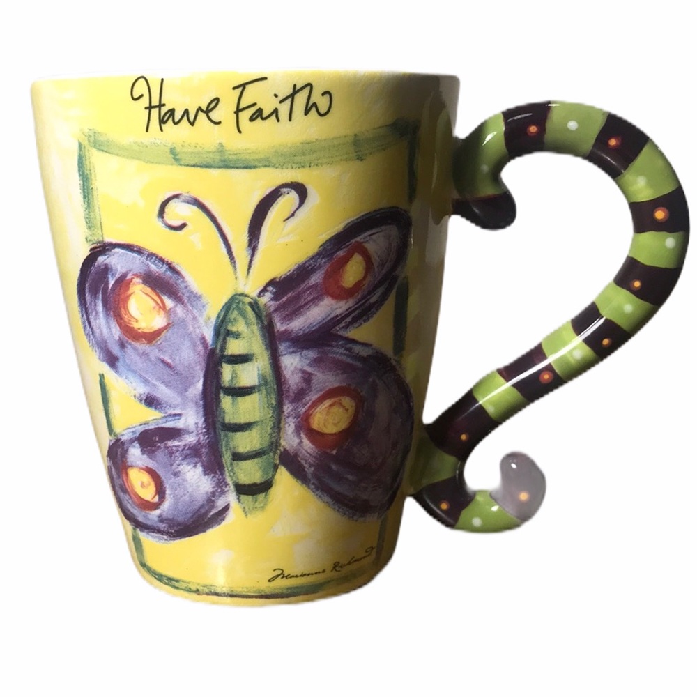 NWOT Marianne Richmond's Have Faith Coffee Tea mug